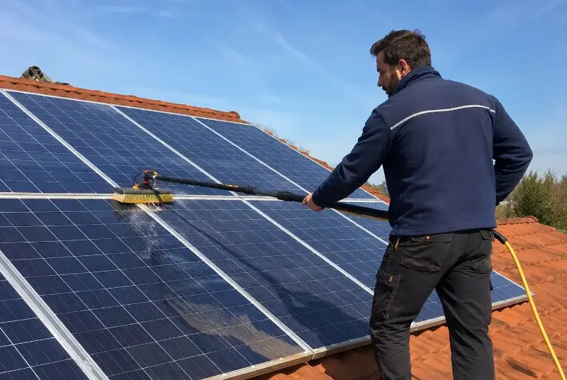 Nettoyage et entretien de panneaux solaires à Hennebont